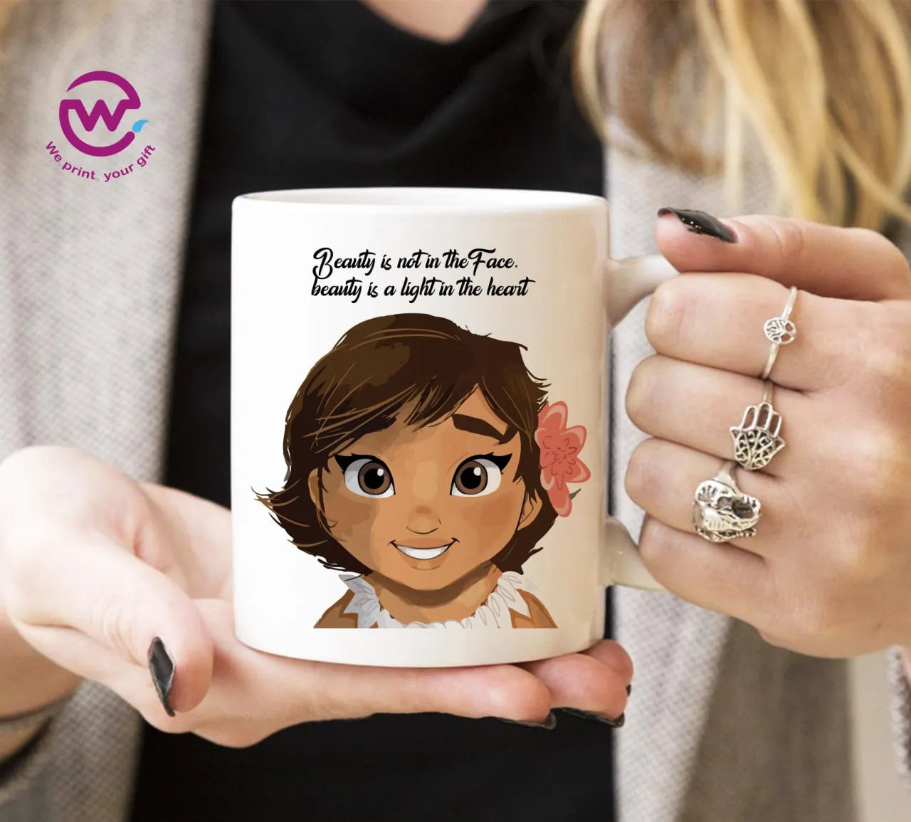 White Mug- Moana - WE PRINT