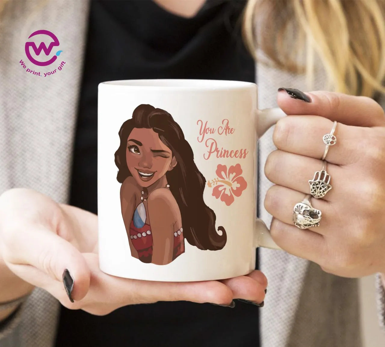 White Mug- Moana - WE PRINT