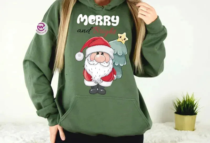 Winter hoodie-Christmas - WE PRINT
