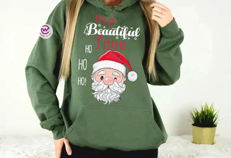 Winter hoodie-Christmas - WE PRINT