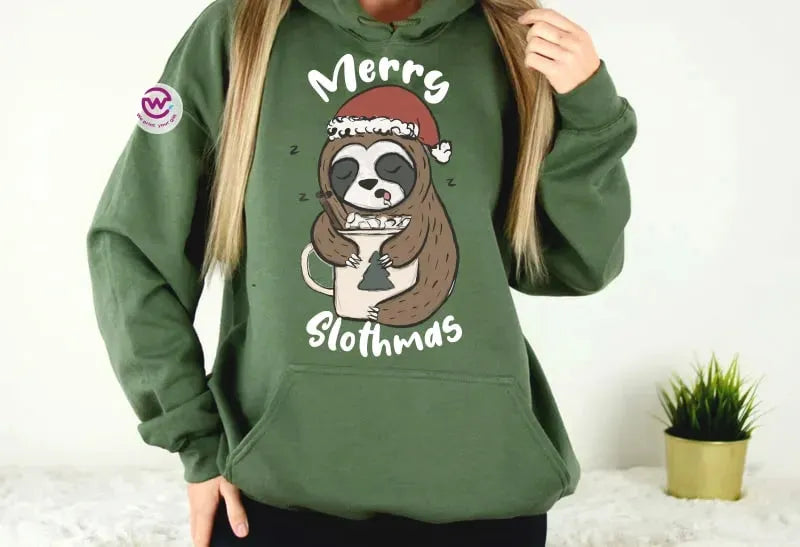 Winter hoodie-Christmas - WE PRINT
