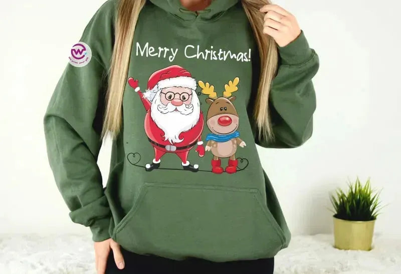 Winter hoodie-Christmas - WE PRINT