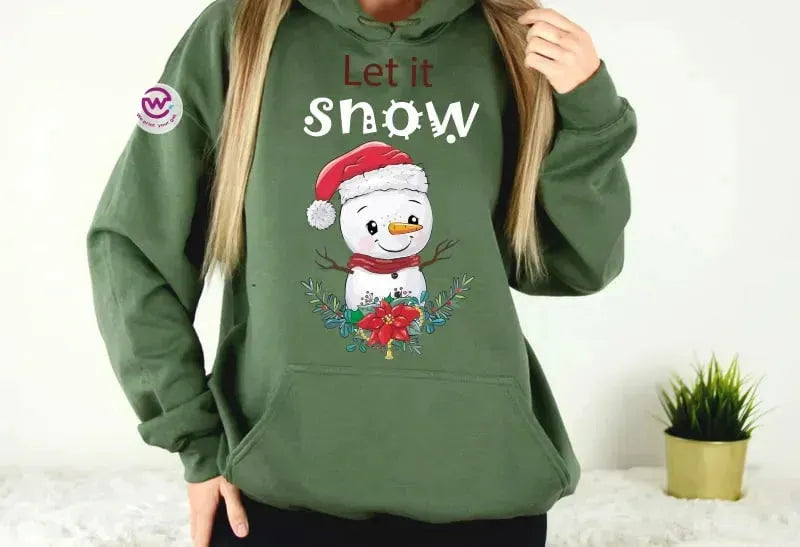 Winter hoodie-Christmas - WE PRINT