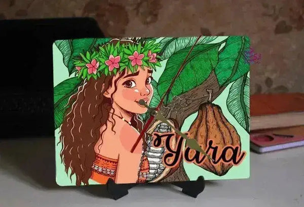 Wooden Desk Clock - Moana – WE PRINT