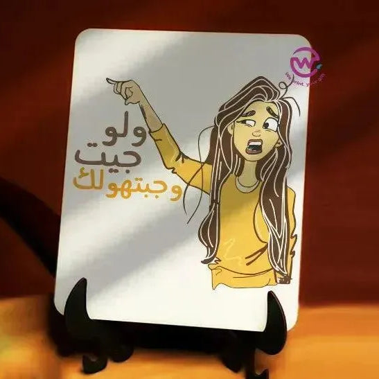 Wooden Desk photo Frame -Mother's Day - WE PRINT