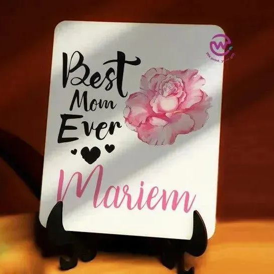 Wooden Desk photo Frame -Mother's Day - WE PRINT