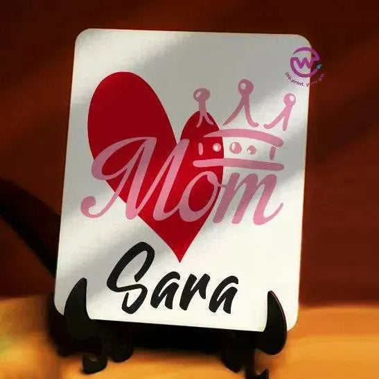 Wooden Desk photo Frame -Mother's Day - WE PRINT