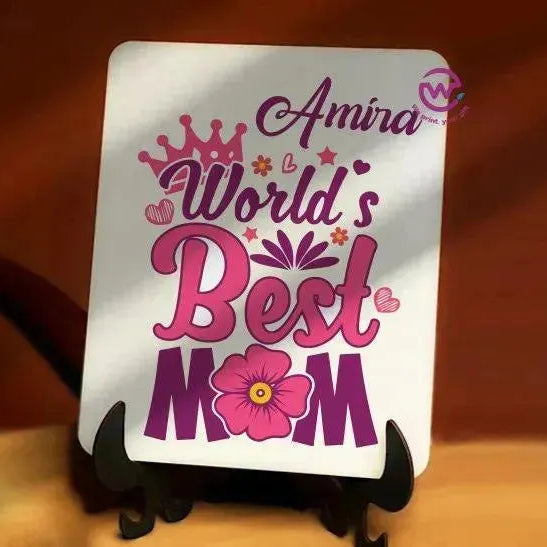 Wooden Desk photo Frame -Mother's Day - WE PRINT