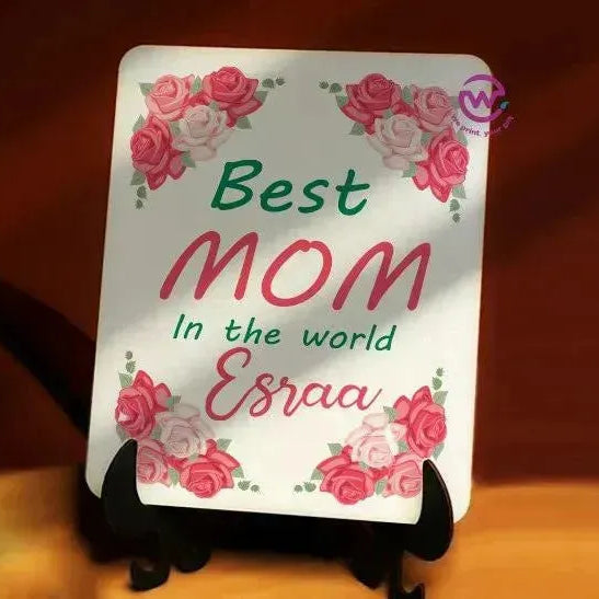 Wooden Desk photo Frame -Mother's Day - WE PRINT