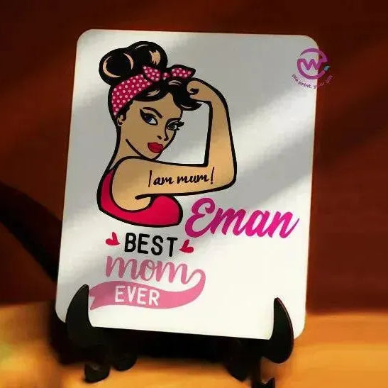 Wooden Desk photo Frame -Mother's Day - WE PRINT