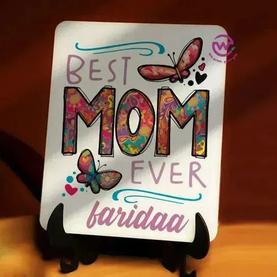 Wooden Desk photo Frame -Mother's Day - WE PRINT