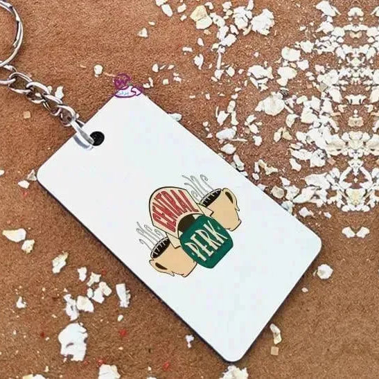 Wooden Keychain - Friends - WE PRINT