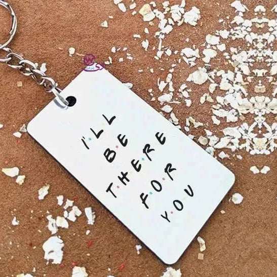 Wooden Keychain - Friends - WE PRINT