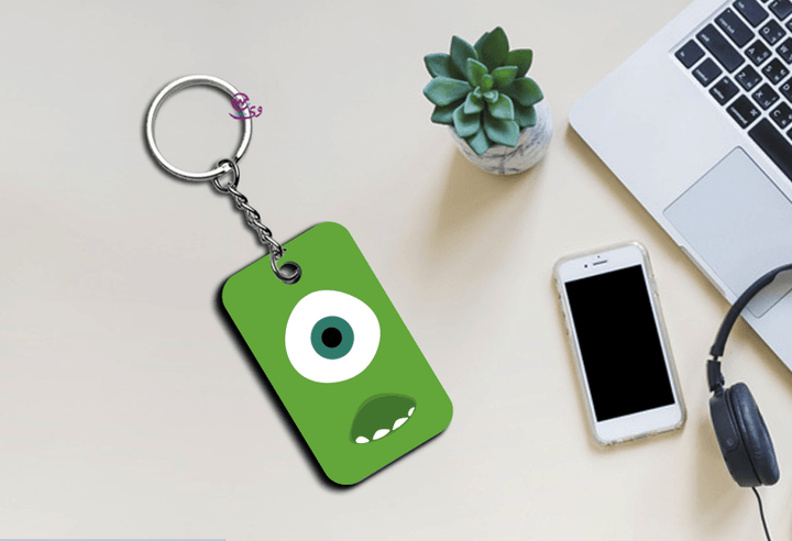 Wooden Keychain - Monster INC. - weprint.yourgift