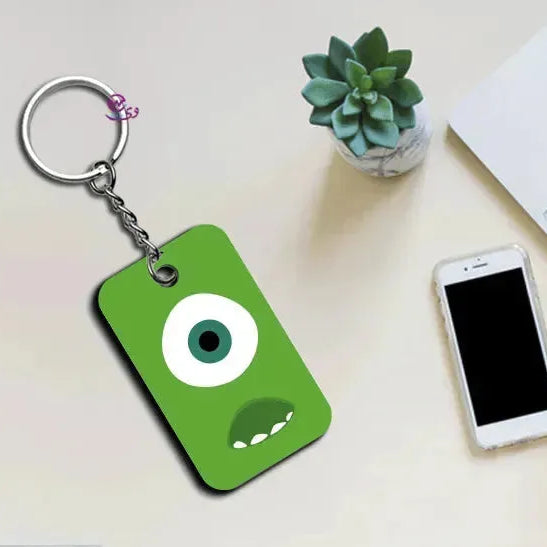 Wooden Keychain - Monster INC. - WE PRINT