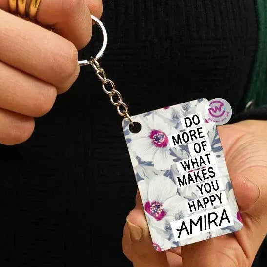 Wooden Keychain -Names-B - WE PRINT