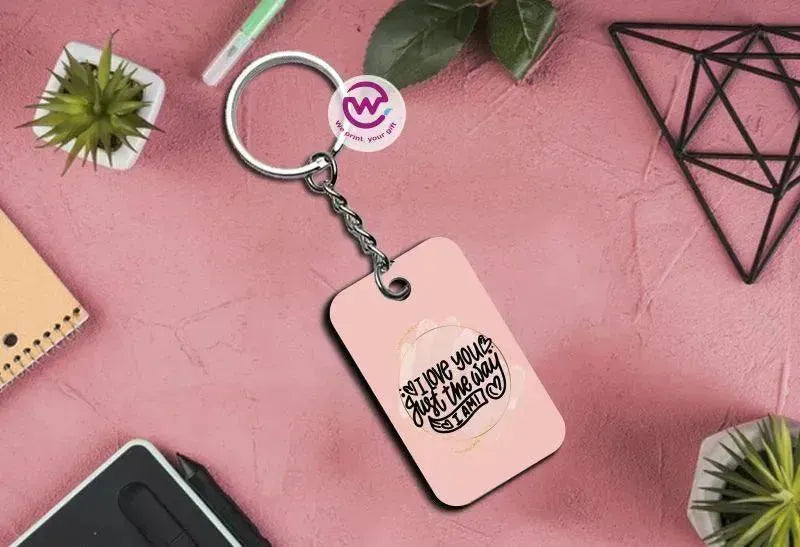 Wooden Keychain - Valentine's Day - WE PRINT