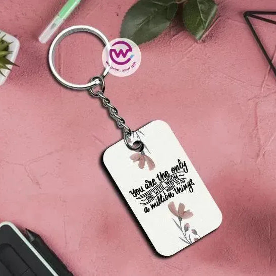 Wooden Keychain - Valentine's Day - WE PRINT